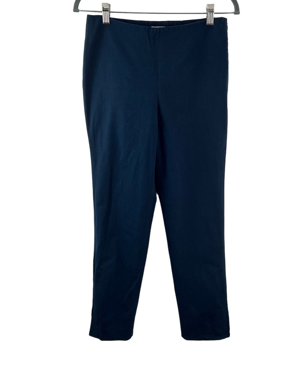 Brunello Cucinelli Controllo Blue Dress Pant Mid-Rise Formal Business Oxford 6